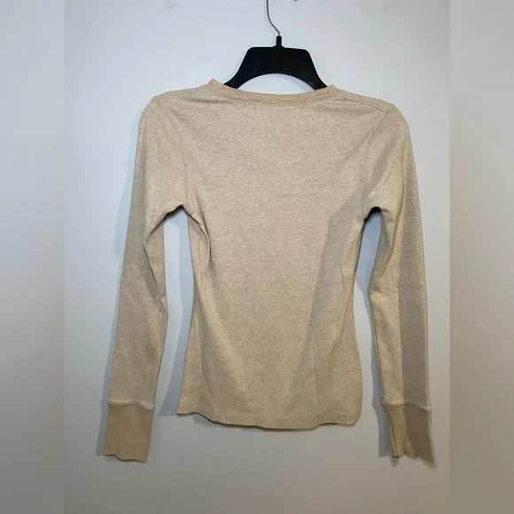 Buck Mason Women’s Slim Fit Henley Long Sleeve Tee Size S - Picture 3 of 8